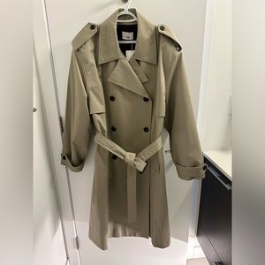 The Frankie Shop Eugene Trench Coat size XS/S
